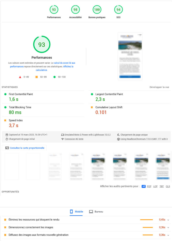 Optimisation temps de chargement site WordPress Optimisation temps de chargement site WordPress